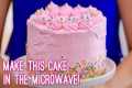 3-Layer Cake Made in the Microwave |