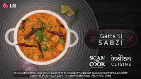 (Kannada Version) Gatte Ki Sabzi with LG Scan-To-Cook Charcoal Microwave Oven