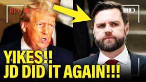 Trump Gets THROWN UNDER BUS by JD and is HUMILIATED