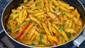 Best Chicken Fajita Pasta With only a few simple ingredients it’s Extremely easy and delicious