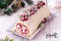 Christmas Raspberry Cake Roll - The