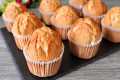 Easy plain vanilla muffin recipe.