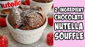 Nutella Soufflé Recipe #shorts