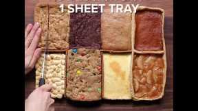 8 Desserts in 1 Sheet Tray #Shorts