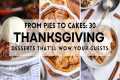 30 Easy THANKSGIVING DESSERTS That