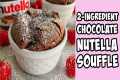 Nutella Soufflé Recipe #shorts