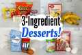 6 EASY 3-Ingredient Desserts | Quick