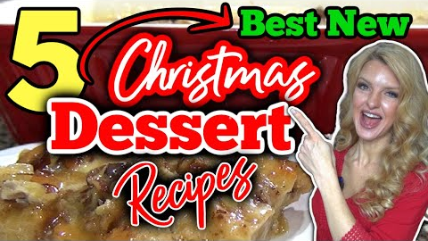 5 *New* CHRISTMAS DESSERT RECIPES you do Not wanna Miss! |Easy HOLIDAY DESSERTS anyone can make!