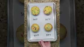 oven temperature and cupcakes