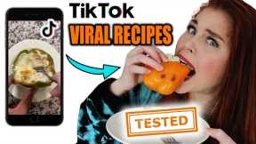 TIKTOK VIRAL RECIPES! FOOD TESTING!