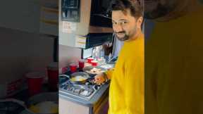 Cooking eggs in RV  #travel #camping #campervan