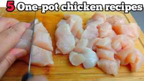 5 Easy Chicken Recipes for Bachelors| Easy Chicken Dinner recipes