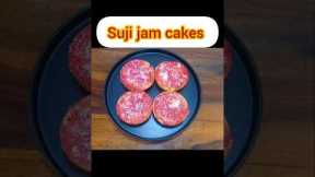 Jam -Filled Suji Cakes Recipe l Easy  Baking