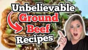 5 UNBELIEVABLE GROUND BEEF RECIPES YOU MUST TRY! | Simple & Amazing Meals!