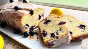 Blueberry Lemon Pound Cake Recipe | Moist, Zesty & Irresistible! เค้กบลูเบอร์รี่