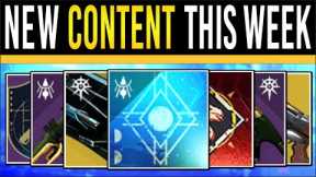 Destiny 2: NEW CONTENT THIS WEEK! Quest UNLOCKS, New Weapons, Exclusive Drops, Updates (13 May)