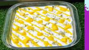Arabian bread pudding recipe.#mangoarebiandessrt.#pudding recipe.#eid special dessert recipe#mango