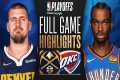 #4 NUGGETS at #1 THUNDER | FULL GAME