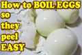 HARD BOILED EGGS - How to BOIL EGGS