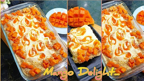 Mango delight recipe | mango delight | mango dessert | mango dessert recipe | mango recipe |