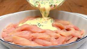 A delicious dinner in 15 minutes! I cook chicken fillet every weekend using this recipe!