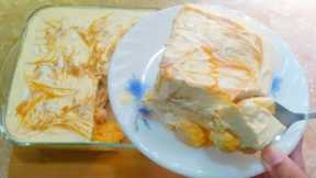 Mango delight recipe | Mango delight |mango delight easy recipe | mango dessert by Naz Kitchen