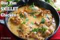 Easy One Skillet Chicken Thighs - 30