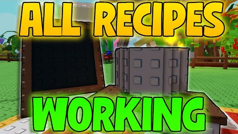 ALL WORKING Cooking Recipes In Grow A Garden COOKING UPDATE! (Grow A Garden)