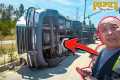 Speeding Driver Flips Container; Has