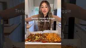 Teriyaki chicken & veggie one pan meal!!