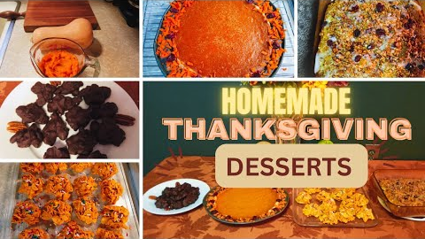 Homemade THANKSGIVING DESSERT Ideas