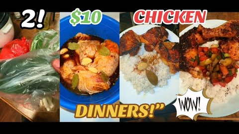🤯 TWO Chicken Dinners for $20 Total! (Best Cheap Recipes You'll Ever Make)