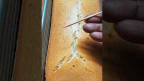 Cake baking in microwave for the first time #shorts #food