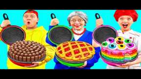 Me vs Grandma Cooking Challenge | Amazing Cooking Hacks by KaZaZa Challenge