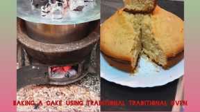 BAKING A CAKE USING A JIKO.