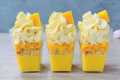 Mango Dessert Cups. No bake dessert