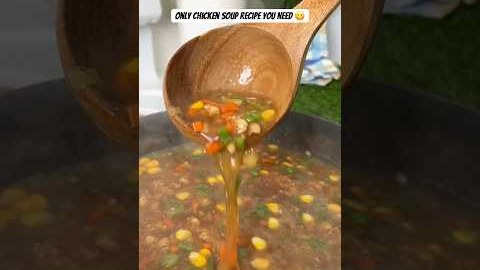 My Family goes crazy over this soup. Easiest Chicken Soup Recipe 😋