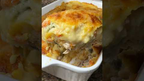 The Viral Chicken Cobbler from @yourbarefootneighbor ! #recipe #chickenrecipe #dog #yum