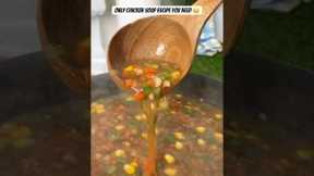 My Family goes crazy over this soup. Easiest Chicken Soup Recipe 😋