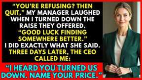 My Manager Mocked Me for Refusing the Raise- Then The CEO Called Me Personally.