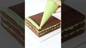 #shorts #desserts #yummycake #love #romantic #green  #layers #cake #diycrafts