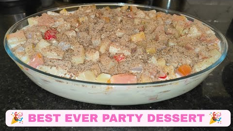 🎉 BEST EVER PARTY DESSERT 🎉 A definitely must try dessert recipe! Simple and Quick to make dessert. 