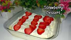 Thanda aur Refreshing (Cold Desserts) Creamy Strawberry Mousse l Hawa jaisa halka aur soft dessert.