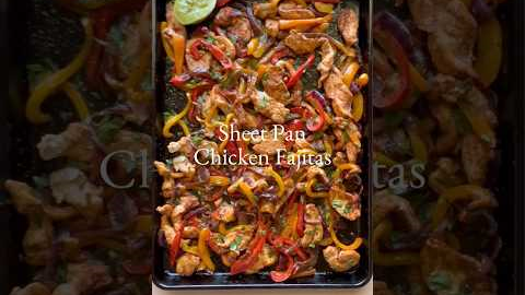 Sheet Pan Chicken Fajitas