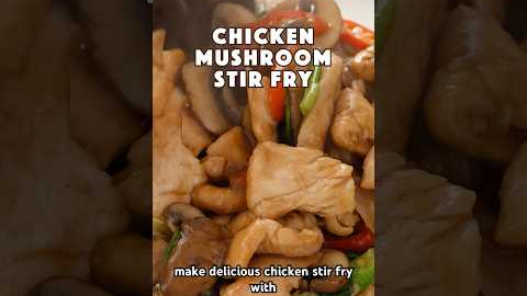 Try this chicken stir fry with mushrooms. It’s so easy and so good! 😊