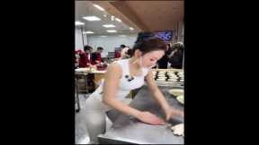 Third-Person Flatbread Prep | Hand-Pressed Dough & Baking Process | No Commentary