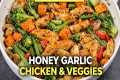 One-Pan Honey Garlic Chicken &