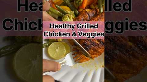 Grilled Chicken Recipe with veggies #grilledchickenrecipe #grilledchicken  #NazRecipe #healthyrecipe
