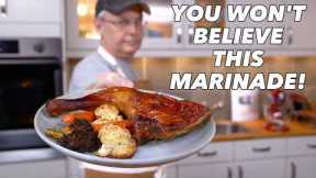 Juicy Chicken Leg Quarters + Roasted Veggies | Easy Dinner Recipe