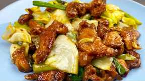 “Quick Chicken & Cabbage Stir Fry | Healthy Easy Dinner Recipe”